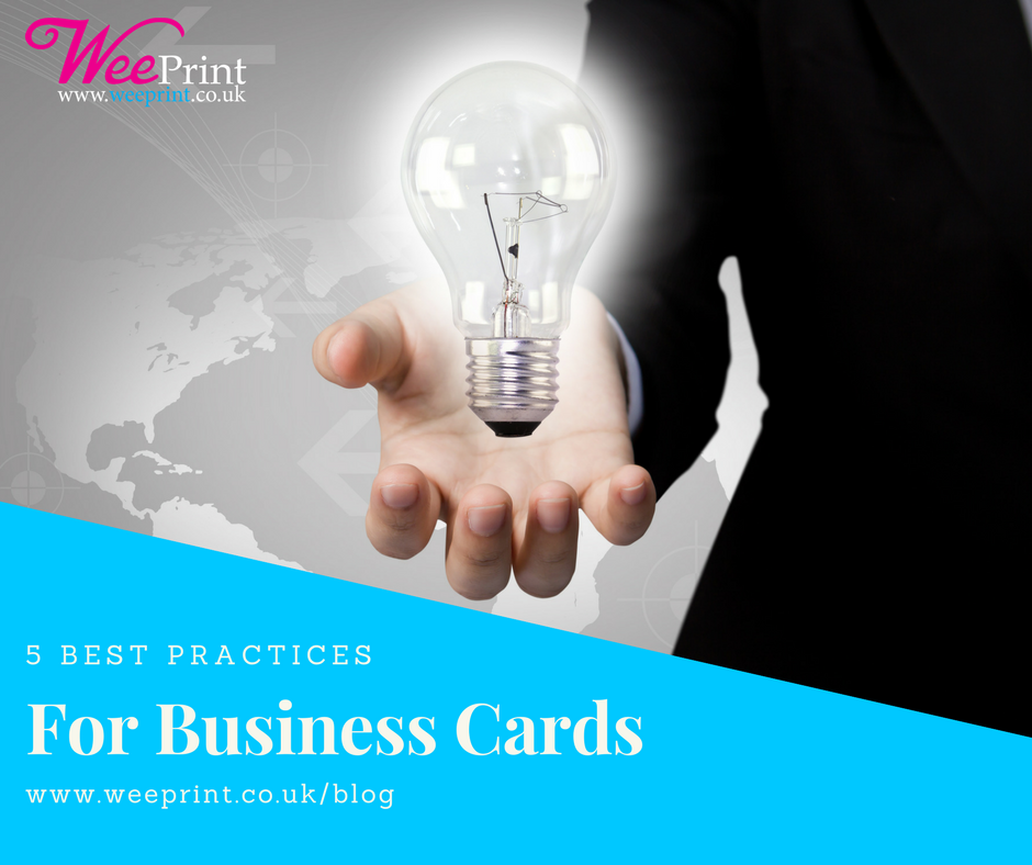 5 best practices for business cards wee print ltd light up business cards