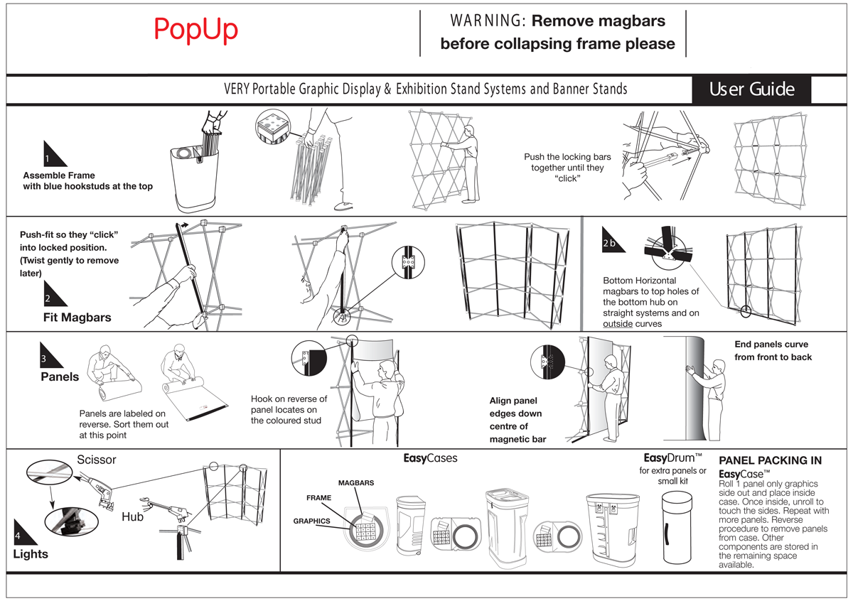 Pop-Up Stand Installation Guide